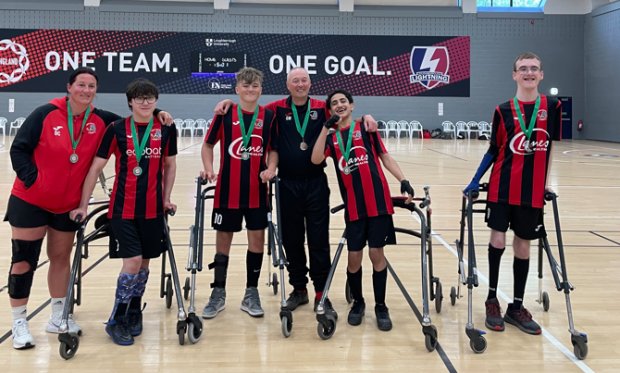 Celebrating National Frame Football Champions