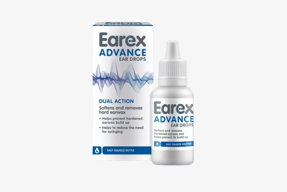 Earex helps to tackle common concerns such as hardened earwax and earwax build up.
